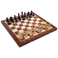 Набір шахів Олександр №6 чорні, 53 х 53 см