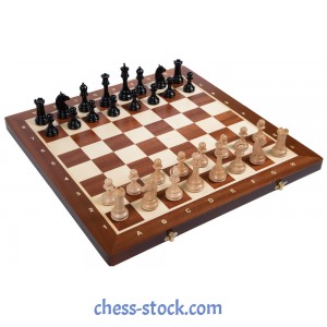 Набор шахмат Александр №6 черные, 53 х 53 см