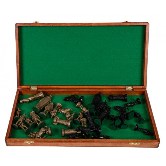 Набір шахів Середньовічні №5, 48 х 48 см