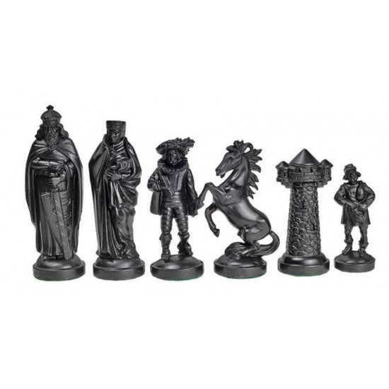 Набір шахів Середньовічні №5, 48 х 48 см