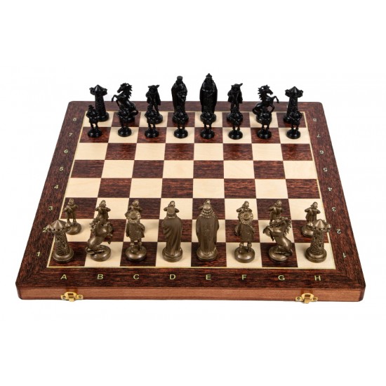 Набір шахів Середньовічні №5, 48 х 48 см