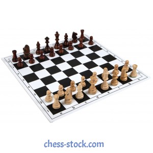 Набір шахів Стаунтон №6, 51 х 51 см