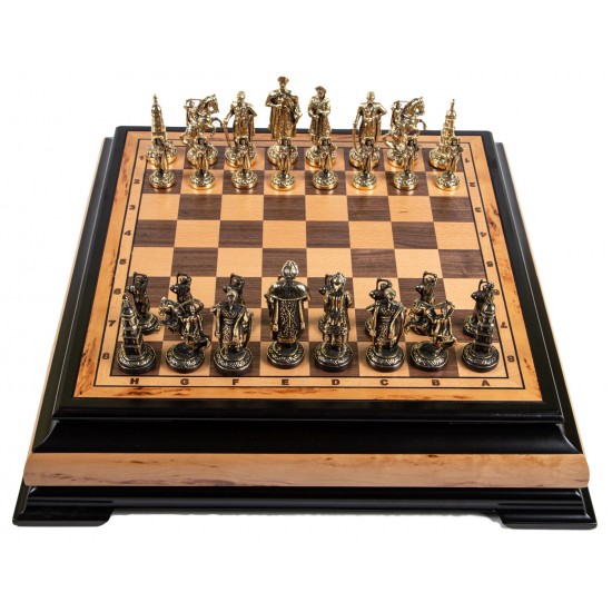 Набір шахів Гетьмани бронзові, 45 х 45 см