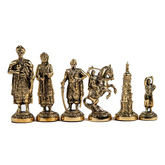 Набор шахмат Гетьманы бронзовые, 45 х 45 см