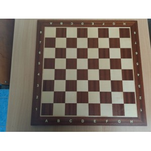 Дошка для шах Sapele №5 нескладна з позначеннями (Уцінка)