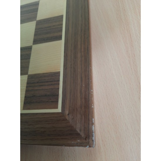 Шахова дошка Walnut №5 нескладна без позначень (Уцінка)