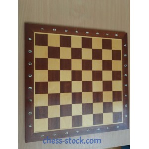Шахова дошка Sapele №5 нескладна з позначеннями (Уцінка)