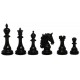 Шахматные фигуры Shere Сhess Pieces, черные (Индия)