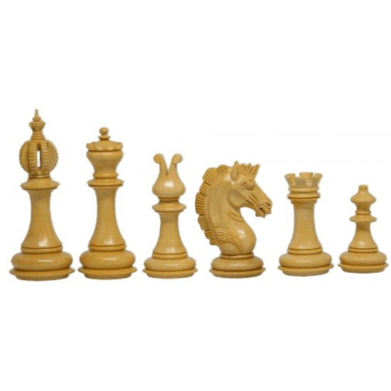 Шахматные фигуры Cavalry chess Padauk, красные (Индия)