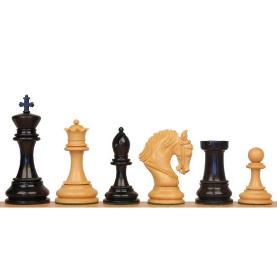 Шахові фігури King Arthur, чорні (Індія) Шахові фігури King Arthur, чорні (Індія)