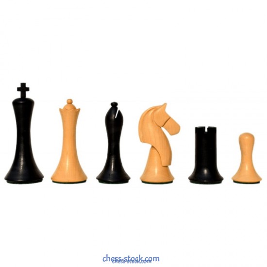 Шахові фігури Best Chess Ever Ebony, чорні (Індія)