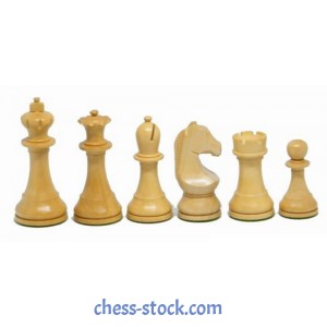 Шахматные фигуры World Championship Chess 2014 Acacia, коричневые (Индия)