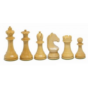 Шахматные фигуры World Championship Chess 2014 Acacia, коричневые (Индия)