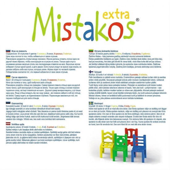 Настольная игра Стульчики EXTRA (Міstakos EXTRA)