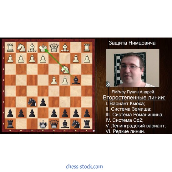 Андрій Пунін. Захист Німцовича (за чорних). Частина 3. Другорядні лінії.