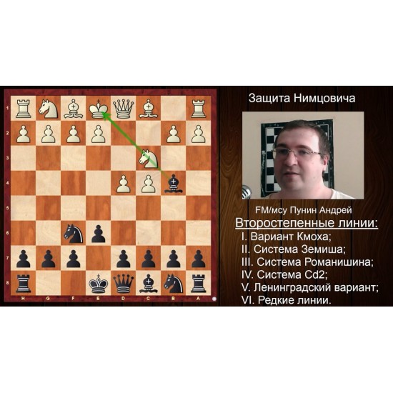 Андрей Пунин. Защита Нимцовича (за чёрных). Часть 3. Второстепенные линии.
