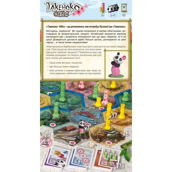 Настольная игра Такеноко: Чибис (Takenoko: Chibis)