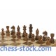 Шахматный набор магнитный (интарсия), 30см х 30см