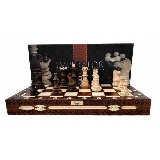 Шаховий набір Імператор, 54 см х 54 см (Wegiel)