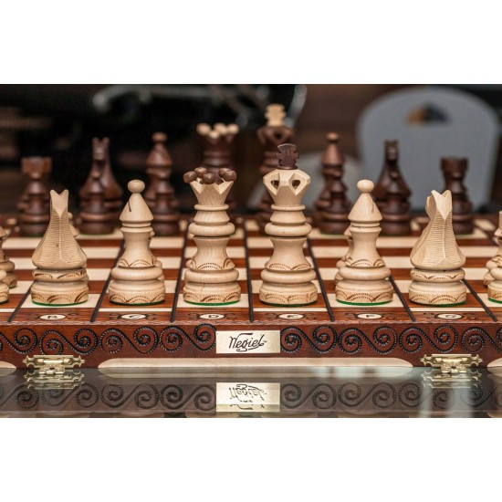 Шаховий набір Імператор, 54 см х 54 см (Wegiel)