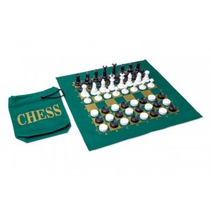 Набір шахи + шашки + дошка тканина + мішечок  (Україна) Набір шахи + шашки + дошка тканина + мішечок  (Україна)