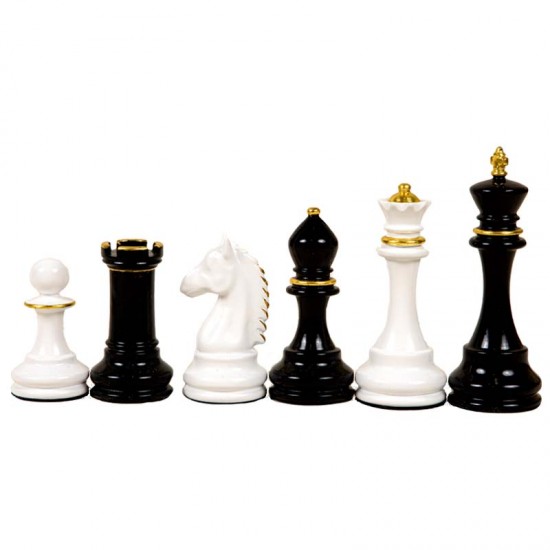 Шахові фігури Олександр №6 (позолота)