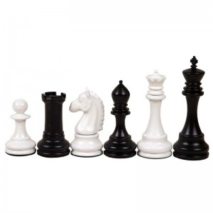 Шахматные фигуры Александр №6 черно-белые