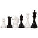 Шахові фігури Олександр №6 чорно-білі