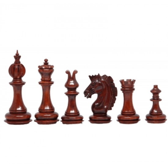 Набір шахів  Cavalry chess Padauk, червоне дерево, 53 х 53см