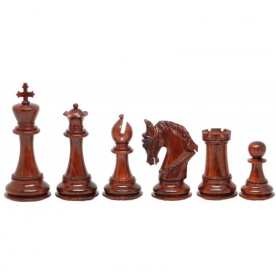 Набір шахів King Arthur Padauk, червоне дерево, 53 х 53см