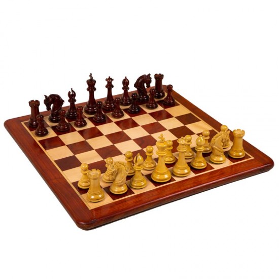 Набор шахмат King Arthur Padauk, красное дерево, 53х53см