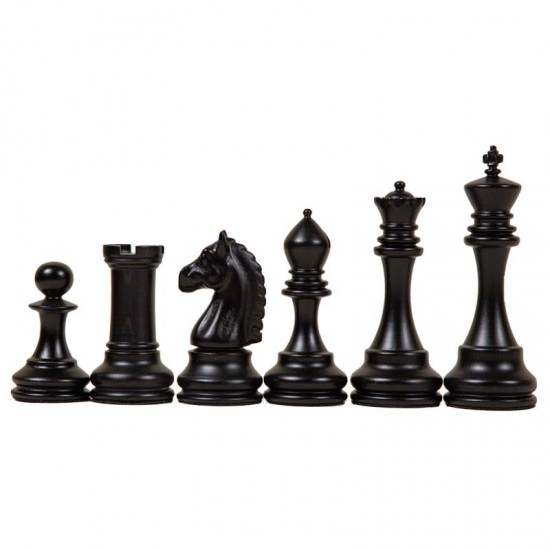 Набір шахів Олександр №6 чорно-білі, 51см х 51см