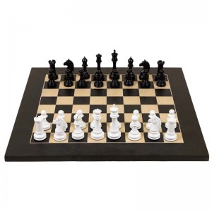 Набір шахів Олександр №6 чорно-білі, 51см х 51см