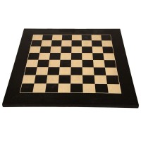 Шахова дошка нескладна №5 чорна, без позначень, 51 х 51 см (Україна)