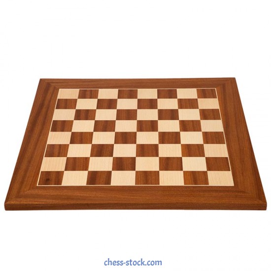 Шахова дошка Sapele №5 нескладна, без позначень, 51 х 51см (Україна)