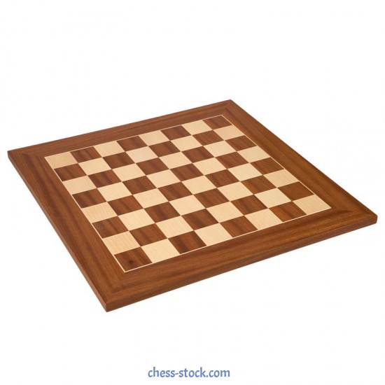 Шахова дошка Sapele №5 нескладна, без позначень, 51 х 51см (Україна)
