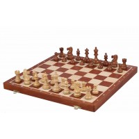 Шаховий набір Американський Стаунтон №6 (коричневі), 53см х 53см (Індія)