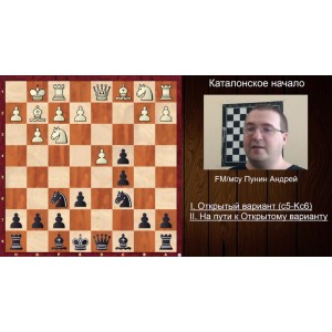 Андрей Пунин. Каталонское начало (за чёрных)