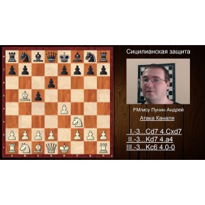 Андрей Пунин. Сицилианская защита (за белых). Часть 1. Атака Каналя