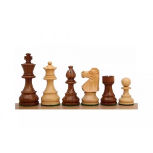 Шахові фігури Французький Стаунтон №6 (коричневі)