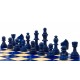 Шахматный набор магнитный деревянный (синий), 28см х 28см, (Мадон 140)