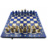 Набір шахів Амбасадор (сині), 54см х 54см, (Мадон 128)