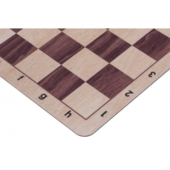 Рулонная виниловая доска, светлое красное дерево, 51см х 51см 