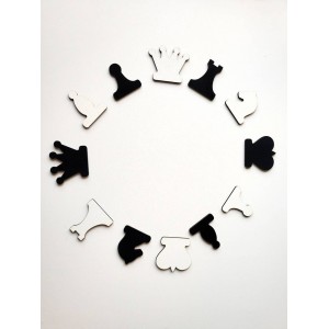 Шахові фігури для демонстраційної дошки (Ukraine) Шахові фігури для демонстраційної дошки (Ukraine)