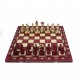 Набор шахмат Амбассадор (красные), 54см х 54см, (Мадон 128)