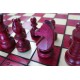 Набор шахмат Амбассадор (красные), 54см х 54см, (Мадон 128)