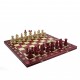 Набір шахів Амбасадор (червоні), 54см х 54см, (Мадон 128)