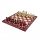 Набір шахів Амбасадор (червоні), 54см х 54см, (Мадон 128)