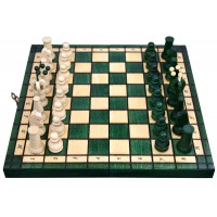 Набор шахмат Royal maxi (зеленые), 31см х 31см, (Мадон 151)