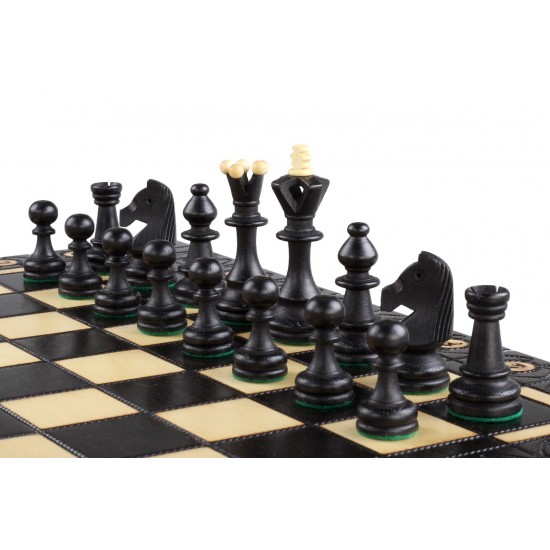 Набір шахів Сенатор (чорні), 41см х 41см, (Мадон 125)